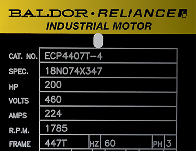 BAL385 HOW TO READ NEMA-1